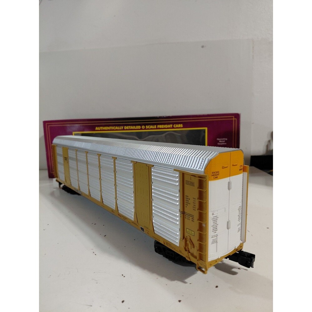 MTH 20-95151 O Gauge Model Railroad CSX Closed Auto Carrier Rack Car w/Box - Picture 7 of 12
